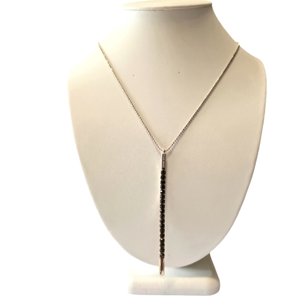 The Limited Gold Tone Vertical Bar Necklace